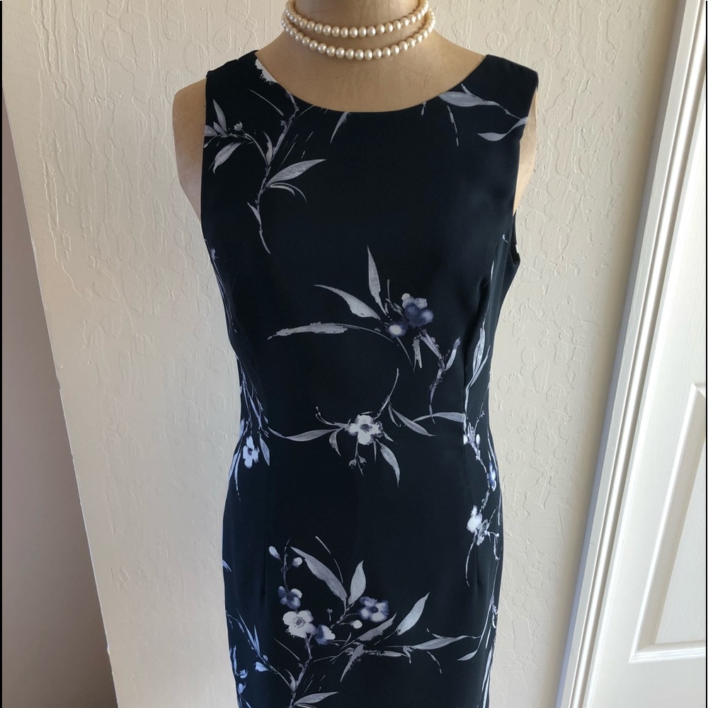 Beautiful Black print Dress, Never Worn